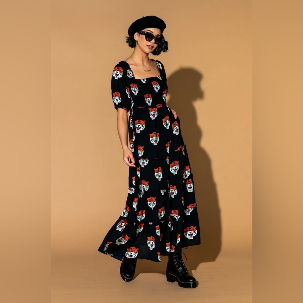 Dressed in LaLa Feeling Fierce Smocked Dress